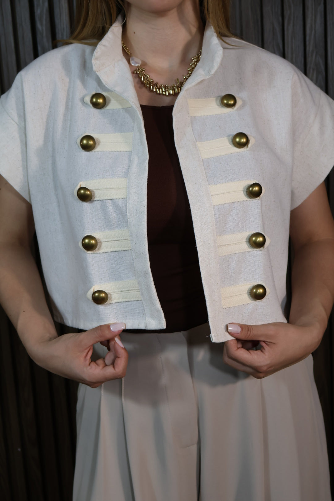 BLUSA SOLDADO IVORY