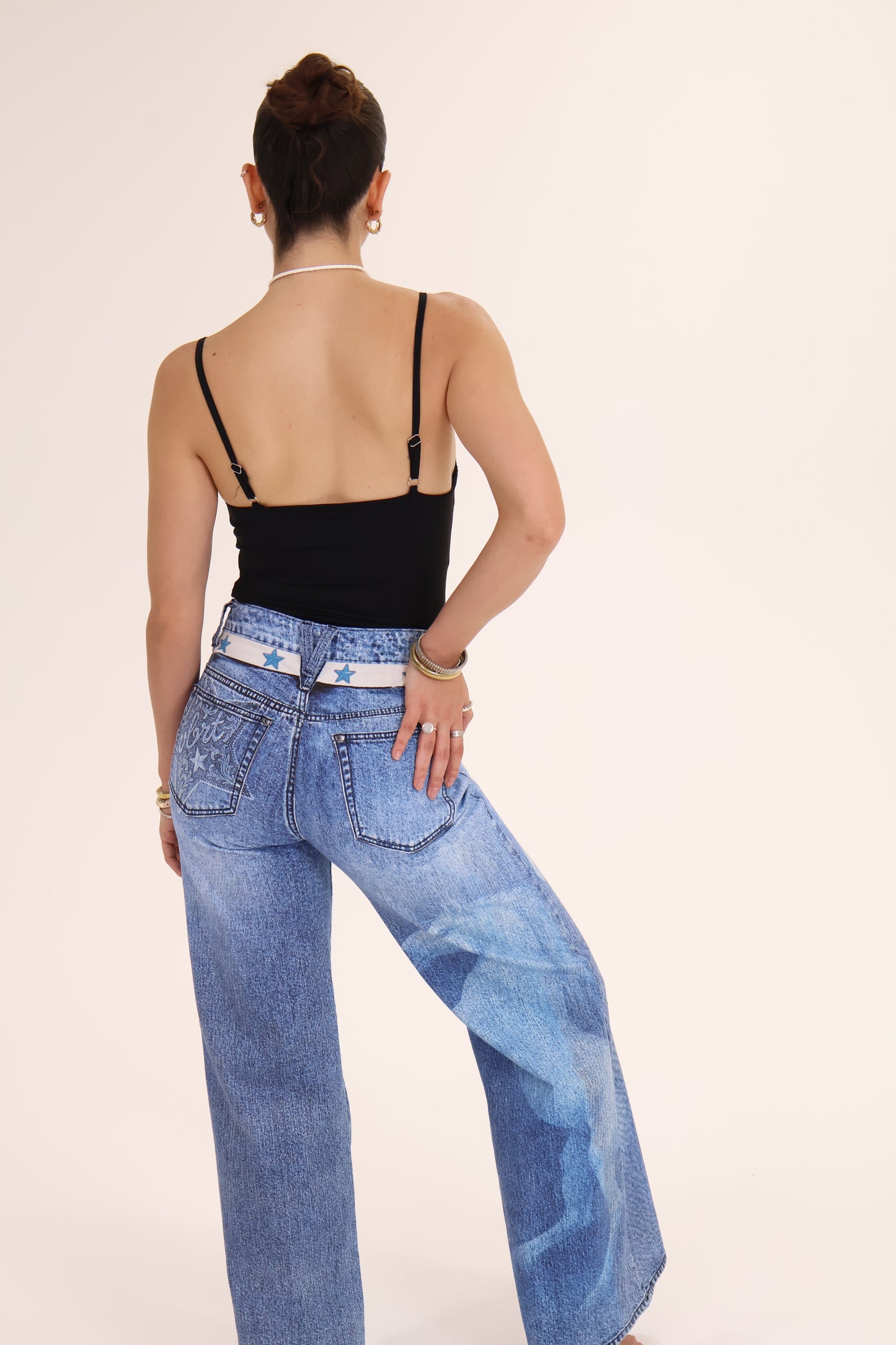 PANTALON DENIM CABALLO mezclilla