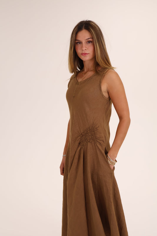 VESTIDO AVIES cafe