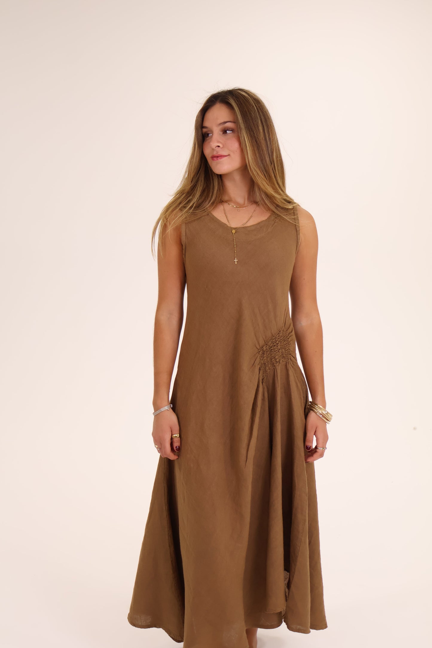 VESTIDO AVIES cafe