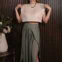 BLUSA BÁSICA CREMA