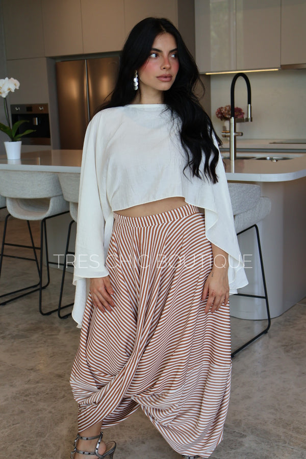 FALDA COLUMPIO RAYAS