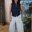 PANTALÓN ITALIANO LINO GRIS