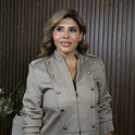 CHAQUETA BRILLOSA BOTONES BEIGE