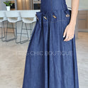 FALDA DENIM BROCHES