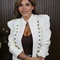 CHAQUETA NAPOLEON CREMA