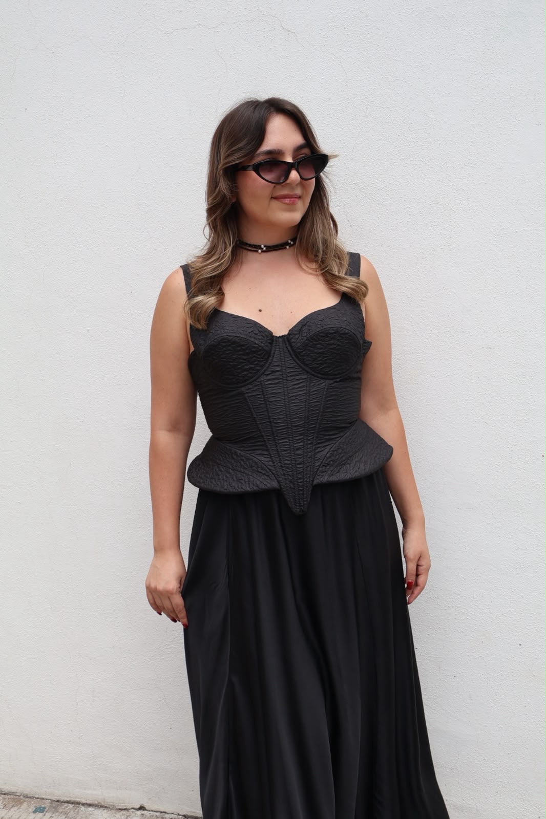CORSETTE NEGRO RÍGIDO