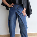 PANTALÓN DOBLE ENVOLVENTE DENIM