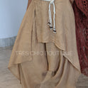 PANTALÓN ASIMETRICO CAMEL CINTO