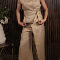 SET TIRA BEIGE OSCURO