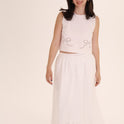 CONJUNTO FALDA TOP TIRANTE MOÑO