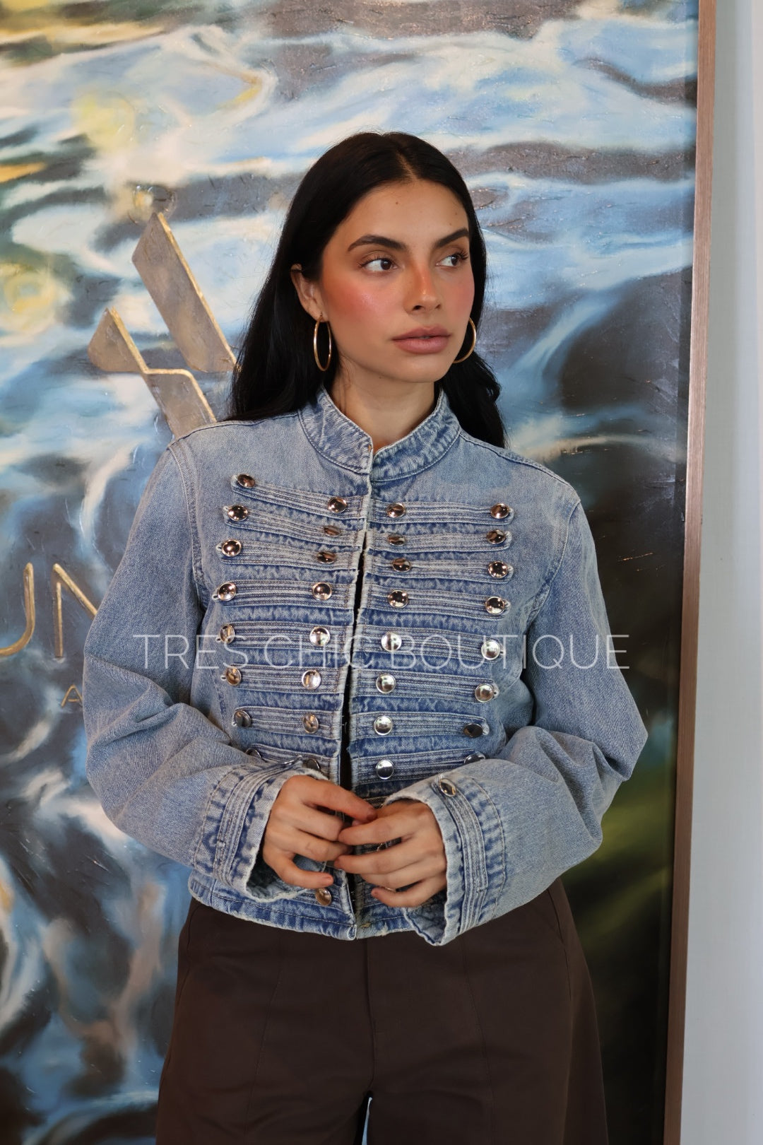 CHAMARRA DENIM NAPOLEÓN