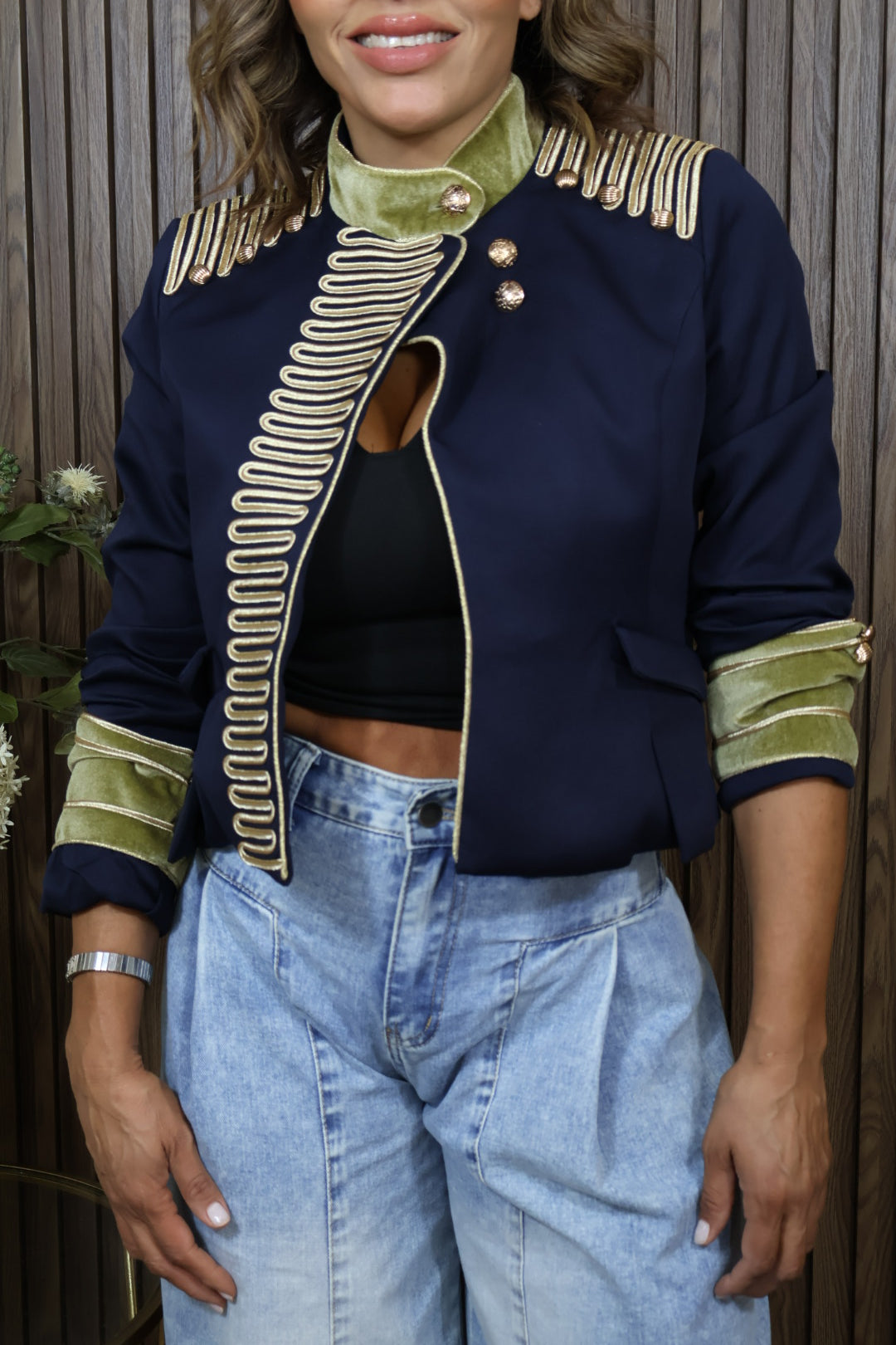 CHAQUETA NAPOLEÓN AZUL MARINO