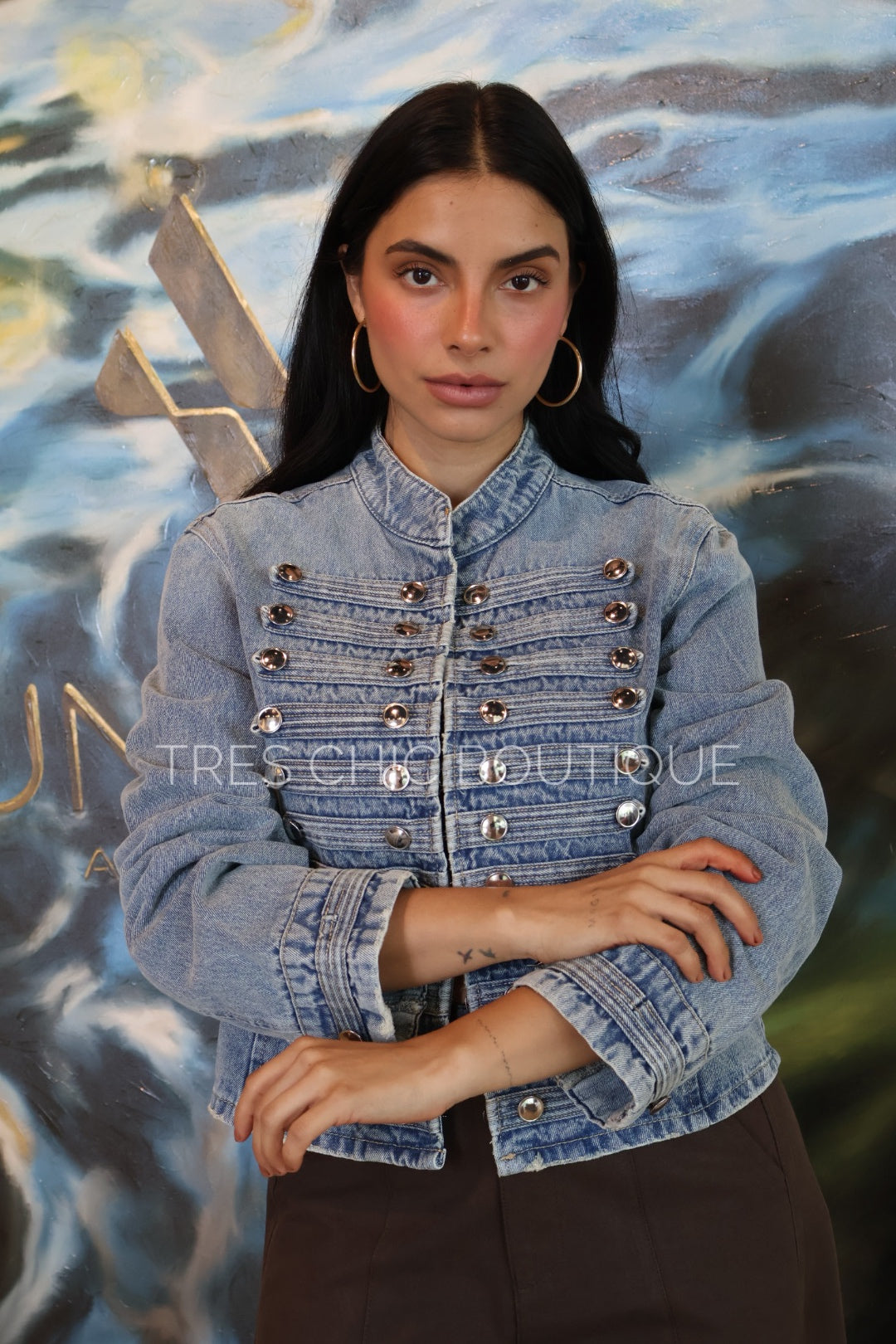 CHAMARRA DENIM NAPOLEÓN