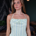 CONJUNTO PANTALON TOP VERDE