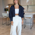 CHAMARRA BOMBACHA DENIM