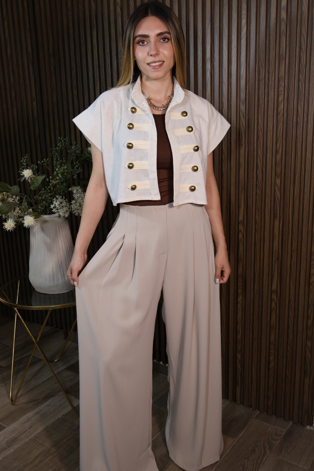 PANTALÓN FORMAL BEIGE