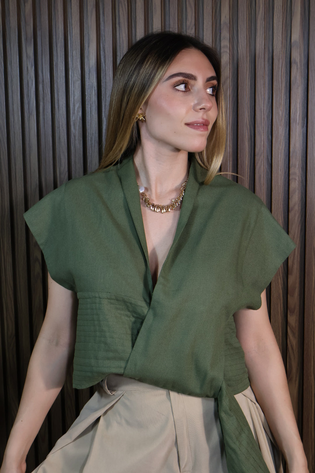 BLUSA JAPONESA VERDE