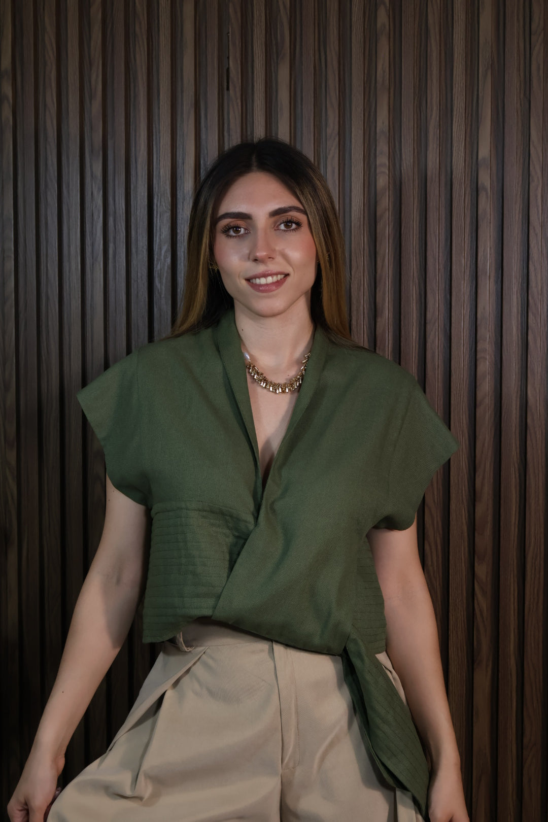 BLUSA JAPONESA VERDE