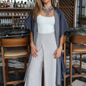 PANTALÓN GRIS POLIÉSTER