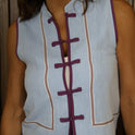 CHALECO AZUL MORADO