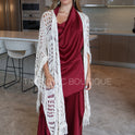 SET VINO SATIN CORRUGADO
