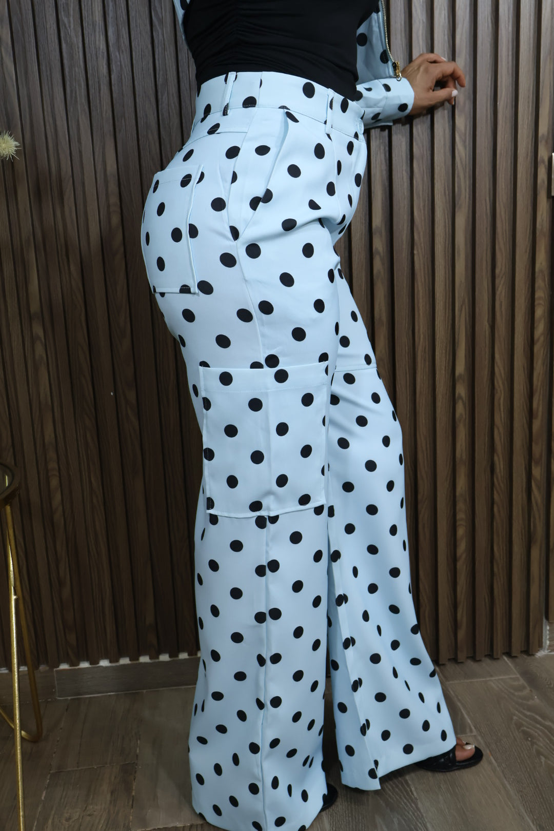 PANTALÓN POLKA AZUL