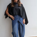 PANTALÓN DOBLE ENVOLVENTE DENIM