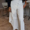 PANTALÓN FALDON CREMA