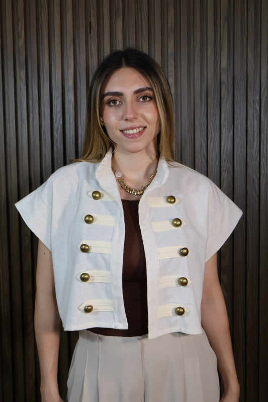 BLUSA SOLDADO IVORY