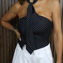 BLUSA CORBATA RAYAS