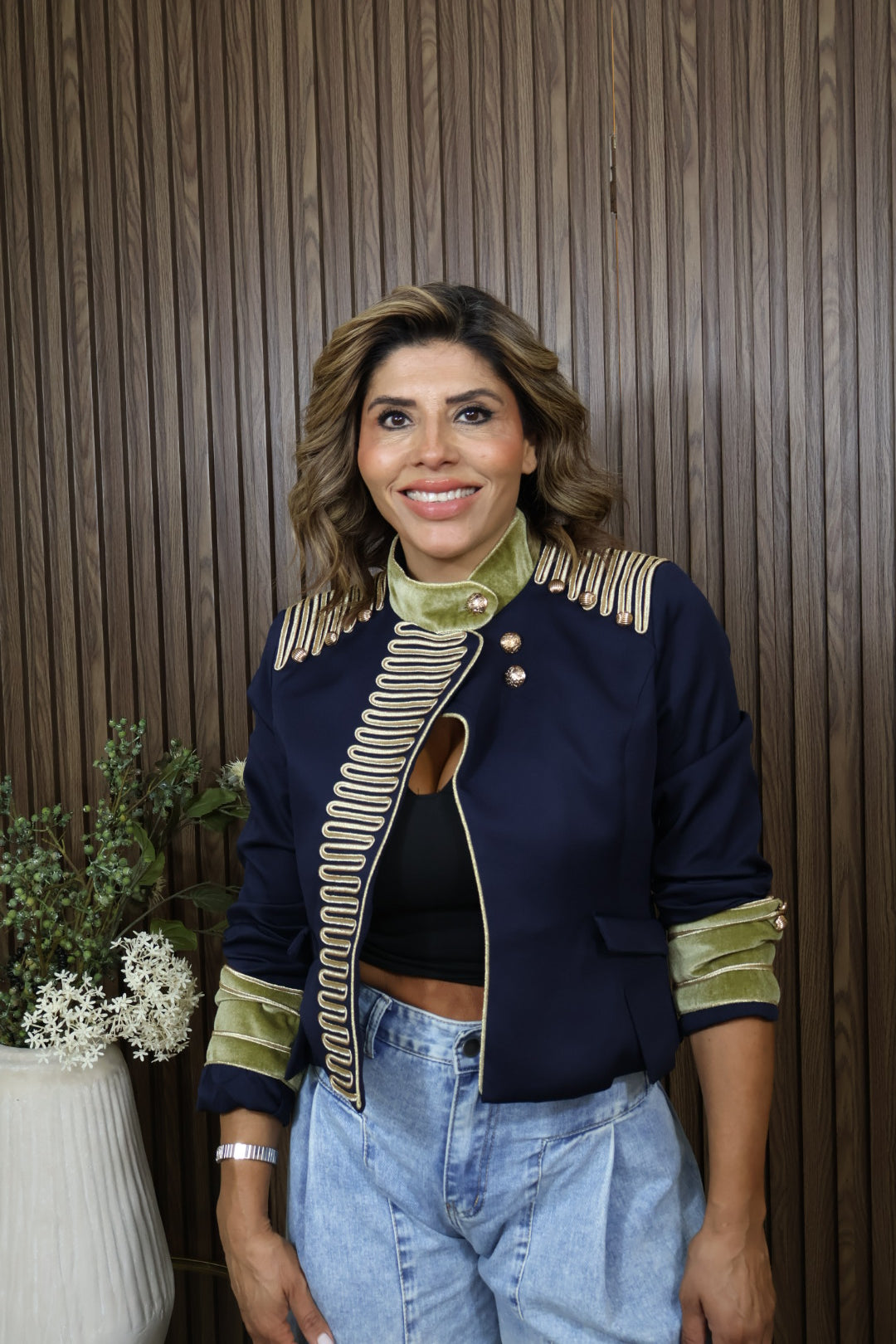 CHAQUETA NAPOLEÓN AZUL MARINO