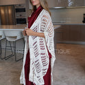 SET VINO SATIN CORRUGADO