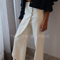PANTALÓN FALDON CREMA