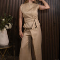 SET TIRA BEIGE OSCURO