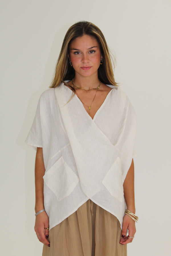 BLUSA CUELLO CRUZADO
