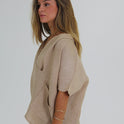 BLUSA CUELLO CRUZADO safari