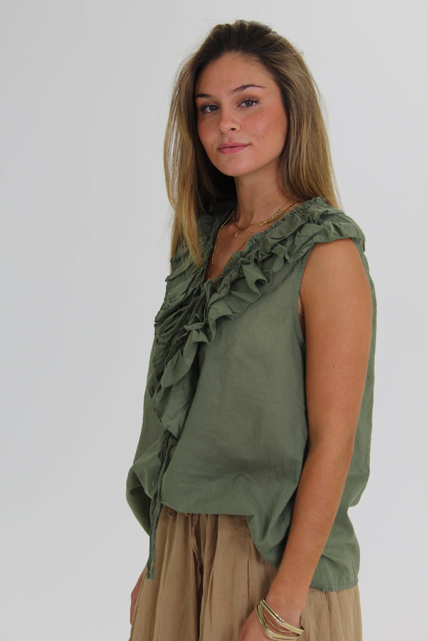 BLUSA SIN MANGA