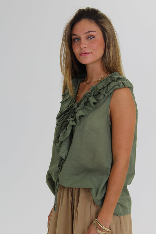 BLUSA SIN MANGA