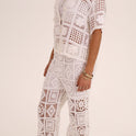 CONJUNTO CROCHET blanco