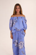 CONJUNTO FLOR PANTALON BLUSA
