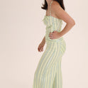 CONJUNTO PANTALON TOP verde