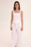 CONJUNTO TOP PANTALON LINO