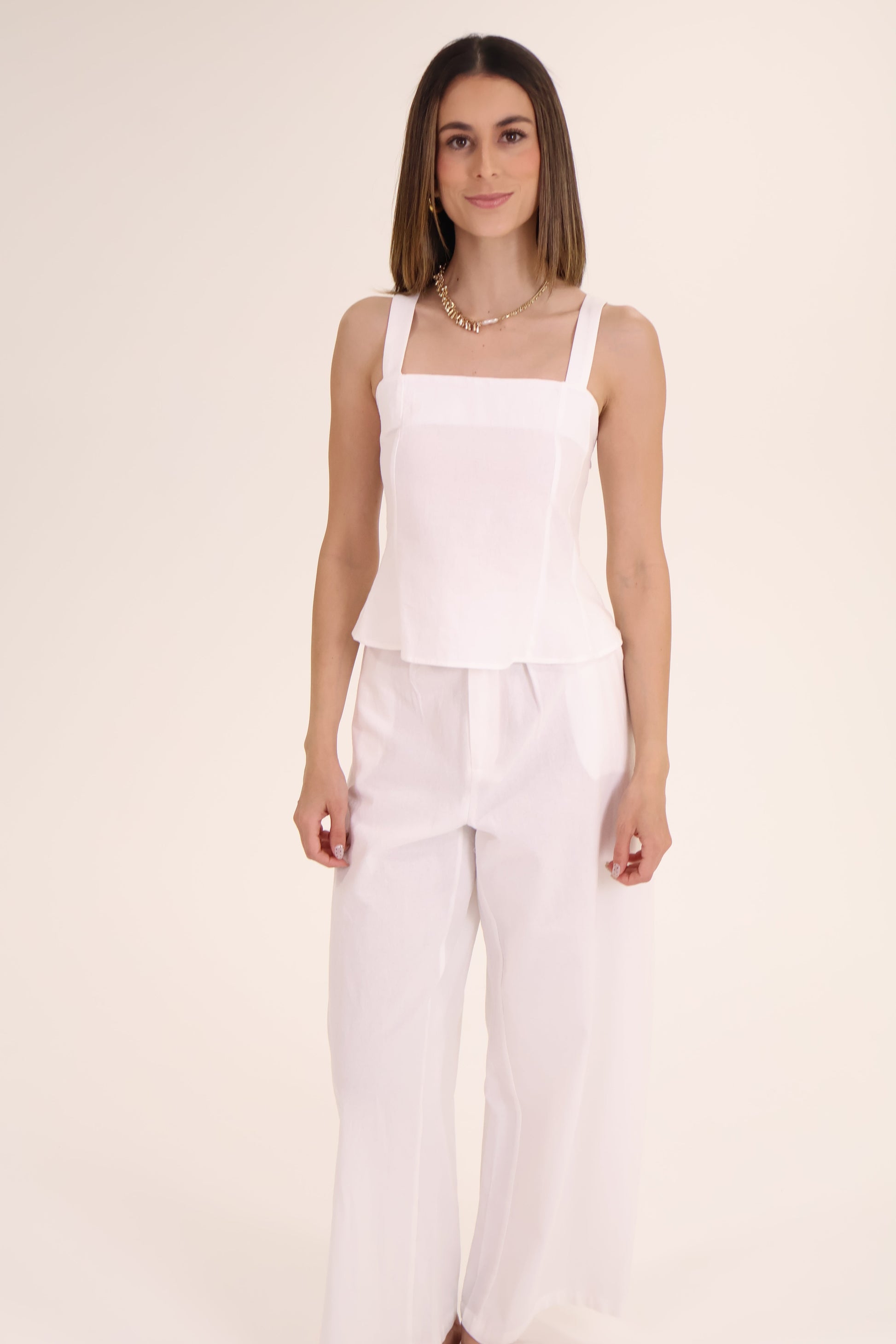 CONJUNTO TOP PANTALON LINO