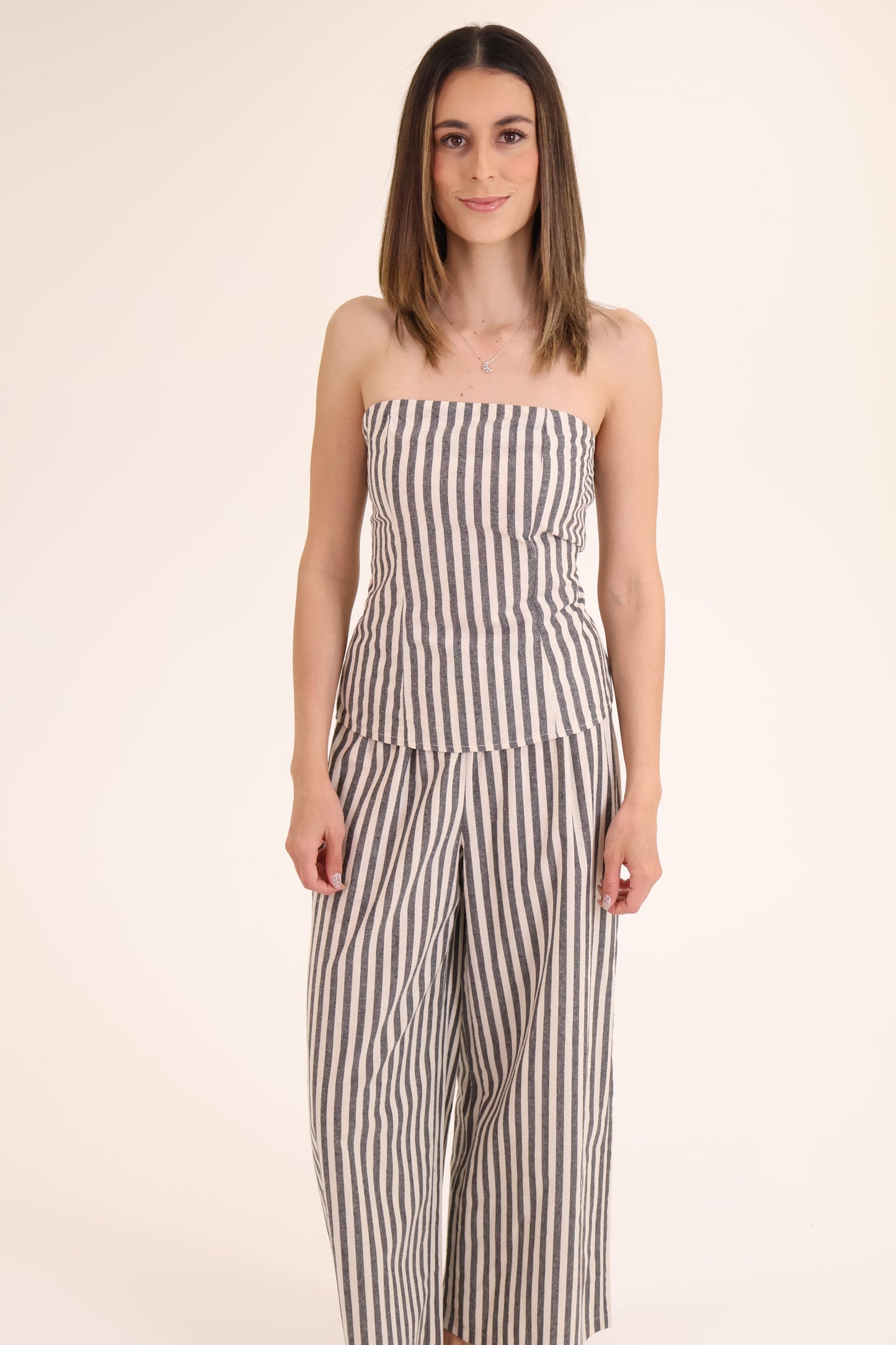 CONJUNTO TOP PANTALON RAYAS