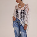 JERSEY PUNTO CALADO blanco