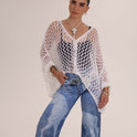 JERSEY PUNTO CALADO blanco
