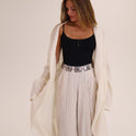 KIMONO LARGO crema