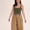 PANTALON BOMBACHO beige