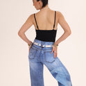 PANTALON DENIM CABALLO mezclilla